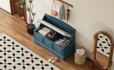 TREXM Shoe Bench, Retro Shoe Bench with Safe Soft-Close Devices, Chest with Hidden N715P198568M