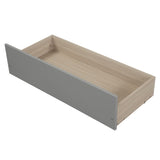Twin size Platform Bed with Two Drawers, Gray WF195105AAE