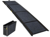 Folding Dog Ramp for Cars, 71" Long & 17.3" Wide Portable Dog Ramps for Large Dogs with Non-Slip Rug W1364P439549