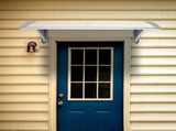 HT-100 x 80 Household Application Door & Window Rain Cover Eaves Canopy White & 26750828