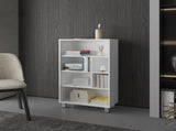 White Bookcase with Six Shelf B062P252202