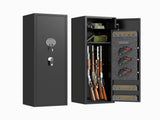 57" High Large Capacity Mechanical Gun Safe for Rifles & Handguns, Digital Password Lock, Built-In 14983353