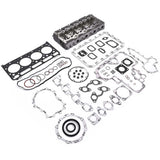 Complete Cylinder Head & Full Gasket Set Fit for Kubota V2203 V2003T V2203E Bobcat 753 753C 753F 40279970