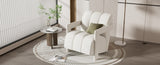 U-Can 26.3'' Modern Minimalist Leisure Armchair, Armchair with L-shaped Armrests and Polyester N724P256551A
