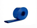 2" x 105' PVC Lay Flat Discharge Hose, Weather & Burst Resistant, Blue, for Pool & Water Transfer 17250838