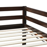 ZNTS Solid Wooden , Solid Rubber Wooden Twin over Twin Loft Bed with Ladder ,Upper and Bottom Bed W504P191655