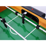 ZNTS 5-in-1 Multi-Game Table - Billiards, Push Hockey, Foosball, Ping Pong, and Basketball brown /blue 17255780