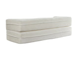 Modern Floor Sofa with 2 Pillows,Convertible Plush Corduroy Foam-Filled Sleeper Sofa Bed,15" Full 74915153