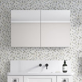 48'' W x 30'' H Surface Frameless Mirror Medicine, Beveled Mirror Edges Bathroom Medicine W2287P249193