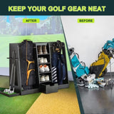 55.5''x16''x37'' Wooden Golf Bag Organizer and Storage, High Quality Wooden 2 Golf Bag W1422P233425