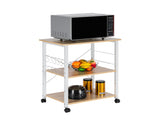 Baker's Rack 3-Tier Kitchen Utility Microwave Oven Stand Storage Cart Workstation Shelf 92413090
