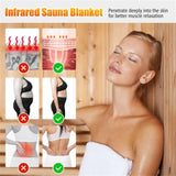 Infrared Sauna Blanket for Home Use with Armholes Wraps and Sauna Bag 37225164