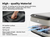 Office Chair 200 kg PU Leather Computer Chair with Lumbar Support and High Backrest, W2367P290485