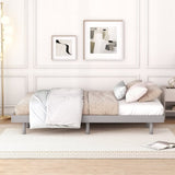 Modern Design Queen Floating Platform Bed Frame for Grey Color W697123295
