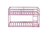 Solid Wooden , Solid Rubber Wooden Twin over Twin Loft Bed with Ladder ,Upper and Bottom Bed W504P208048