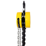 Chain hoist 6600lbs 3T capacity 10ft wIth 2 heavy duty hooks,Manual chain hoist steel W46557614