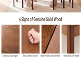 51.2" Solid Wood Extendable Dining Table, Folding Rotating Drop Leaf Design with Walnut Finish, W6013P585113