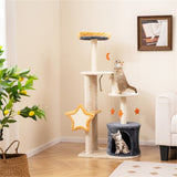 50 H Cat tree with sisal grab post and board 89082198