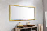 96in. W x 48 in. H LED Lighted Bathroom Wall Mounted Mirror with High LumenAnti-Fog Separately W1272102710