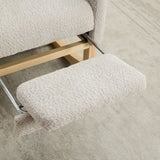 25.4"W Chair for Nursery, High Back Glider Chair with Retractable Footrest, Side Pocket, W1852P186196