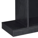 Black 2-shelf Sofa Table B062P186477