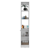 Parks Linen Bathroom Storage Cabinet with one Doors, Tall Bathroom Cabinet with 6 Shelves, for B070P188844