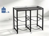 Vertical Stackable Water Jug Stand Holds Four 18.9L 5 Gallons, Multi-Functional Metal Water 32358110