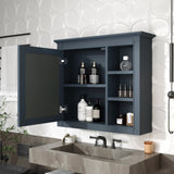 30'' x 28'' Medicine Cabinet, Wall Mounted Bathroom Storage Cabinet, Modern Bathroom Wall Cabinet WF318452AAC