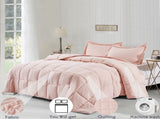 3 Piece Pre Washed Down Alternative Comforter Set with 2 Shams 75607408