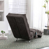 COOLMORE Linen Massage Chaise Lounge Indoor with Remote Control,Ergonomic Electric Massage Long W39539626