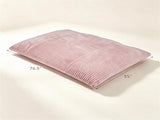 Pink Convertible Corduroy Bean Bag Floor Sofa for Adults, 76.5x55 Inch Sponge Filling Foldable Floor 52620917