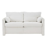 003-Modern Loveseat Sofa 2-Seater - Plush Chenille Fabric Couch with High-Density Foam Cushions, 60" W2636P232358