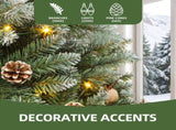 6ft Prelit Artificial Tree with 946 Branch Tips & 250 Lights, Pre-Decorated Scotch Pine 92295347