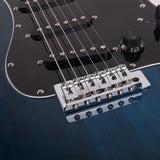 GST Stylish Electric Guitar Kit with Black Pickguard Dark Blue 90403068