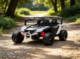 White 12V Electric Kids UTV Ride On Truck Battery Powered with Rear Suspension, Parental Remote for 64266350