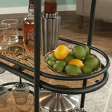 Bar Cart, Black finish B356P354498