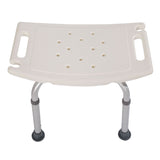 ZNTS 1.35MM Simple Bath Chair White 04683401