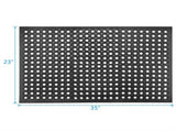 Bar Kitchen Industrial Multi-functional Anti-fatigue Drainage Rubber Non-slip Hexagonal Mat 18126063
