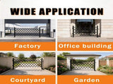 Foldable Security Gate, Expandable Safety Barrier with 360&deg Swivel Casters Lockable Design, 34637780