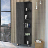 Los Angeles Linen Cabinet, Five Shelves, One Cabinet, Divisions B128P148736