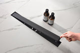 28 Inches Linear Shower Drain with Removable Cover, 304 Stainless Shower Drain Included Hair W92891545