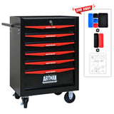 Rolling Metal Tool Chest with 6 Drawers, 20" 6-Drawer Tool Chest Cabinet with Ball Bearing Drawer W1102P245233