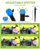 100ft Drip Kit Plant Watering System 8x5mm Blank Distribution Tubing DIY Automatic W2181P170944
