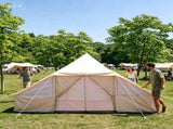 5-8 Person Luxury Glamping Bell Tent, Waterproof Oxford Outdoor Camping Hotel Tent 24294578