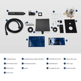 Male NPT Waterfall Shower head with Handheld,Matte Black Bathtub Shower Faucet with High Flow Wall T3177P277545