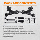12x Front Suspension Lower Control Arms Sway Bar Tierod for 2007-2015 GMC Acadia 75202379
