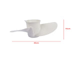 3-Blade Aluminum Boat Outboard Propeller Fits for Yamaha Engines 50-130HP F75 15 Tooth RH 39023692