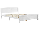 Full Pine Single-Layer Core Vertical Stripe Full-Board Curved Head With The Same Foot Wooden 43901320