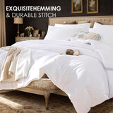 Two-pack of 100% polyester brushed single comforters with microfiber filling, down 81210315