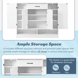 ON-TREND Sleek and Modern Shoe Cabinet Adjustable Shelves, Minimalist Shoe Storage Organizer WF304415AAK